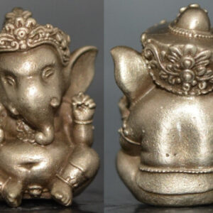 Phra Pikanet (Ganesha) Kachana Large Amulet, Bronze with Satin Finish, Luang Pu Si, Wat Phueanimit, 2024