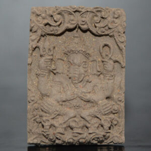 Black Herbal Ganesha Amulet - Luang Pu Phong, Wat Pa Non Lamduan (2008)