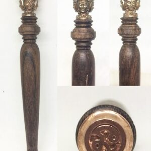 Phra Phrom Fulfilling Wishes Teacher's Wand 16 cm. by Phra Maha Surasak, Wat Pradu Araram Luang 2560