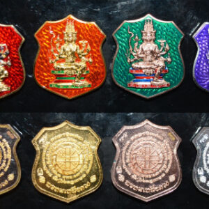 Gift Set Commemorative Coins Phra Phrom Nuer Duang Jao Sua Yaowarat Chanawan Material Wat Sampanthawong 2567