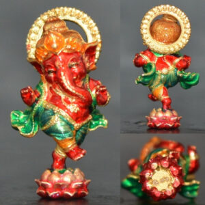 Phra Pikanet (Ganesha) Bronze Enameled Amulet - Luang Pu Yuen, Wat Nong Pa Mak, 2025