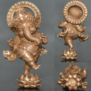Phra Pikanet (Ganesha) - Bronze Satin Finish, Luang Pu Yurn, Wat Nong Pa Mak, 2025