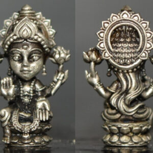 Phra Mae Lakshmi, Maha Chanuan material with satin silver plating, ancient Brahmin ceremony in Indian style, 2566