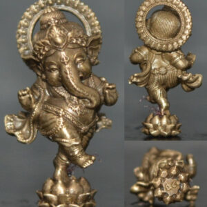Phra Pikanet (Ganesha) Bronze Satin Finish Amulet - Luang Pu Yuen, Wat Nong Pa Mak, 2025