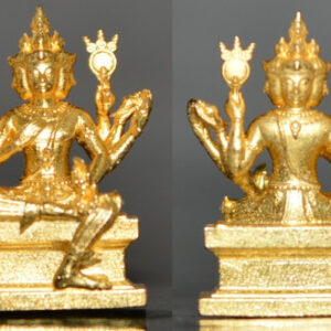 Phra Phrom Phorn Phrom Barami Bronze with Gold Plating 2567