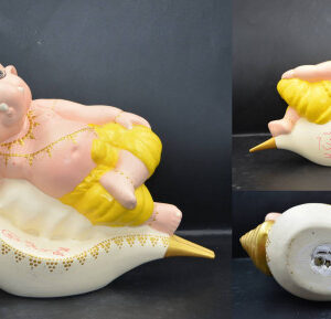 Phra Pikanet (Ganesha) - 4th Edition, Worship Size, by Phra Ajarn O Buddhothon, Wat Thammaram, 2557 (2014)