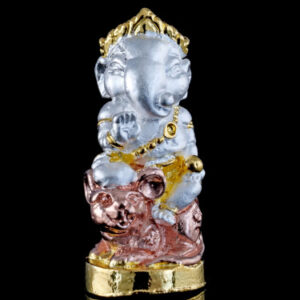 Phra Pikanet (Ganesha) "Bestowing Blessings" Bronze 3K Amulet, Luang Phor Khamfan, Wat Ko Chok, 2024