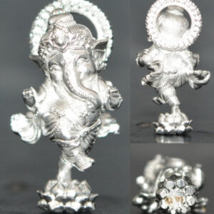 Phra Pikanet (Ganesha) Bronze with Silver Coating - Luang Pu Yuen, Wat Nong Pa Mak, 2025